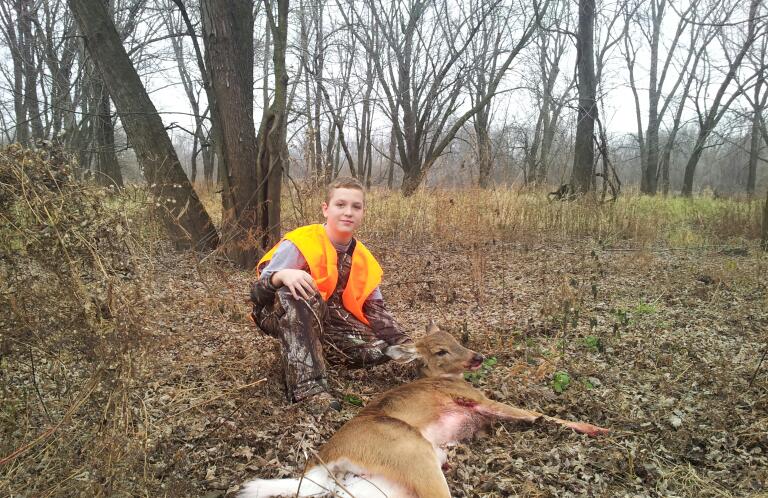 11 years old first deer Guy Tompsons