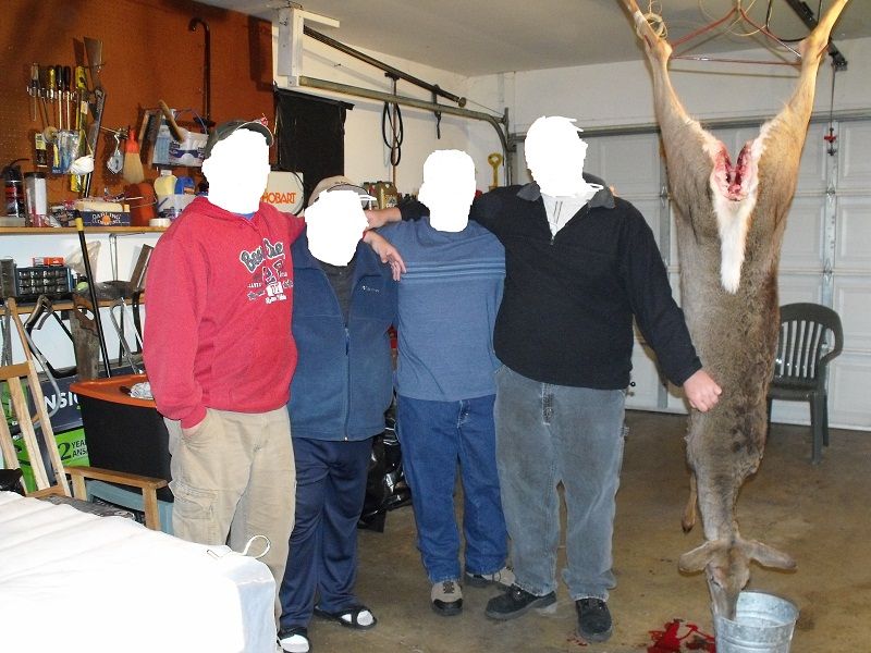 Butchering 2012 deer