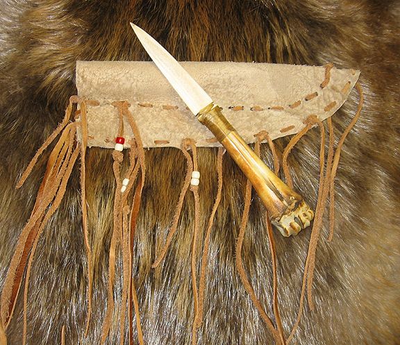 Caribou knife hand crafed by JayDee Flohr