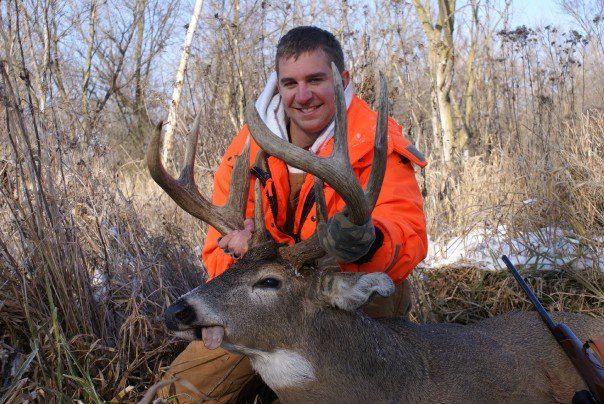 Cousin Matt Haas's 155" Wisconsin 8 point