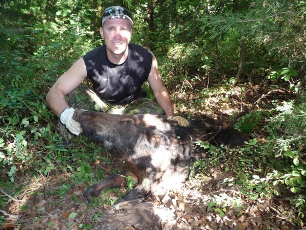 Jamie's First Hog