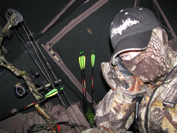 Me turkey hunting last day 09