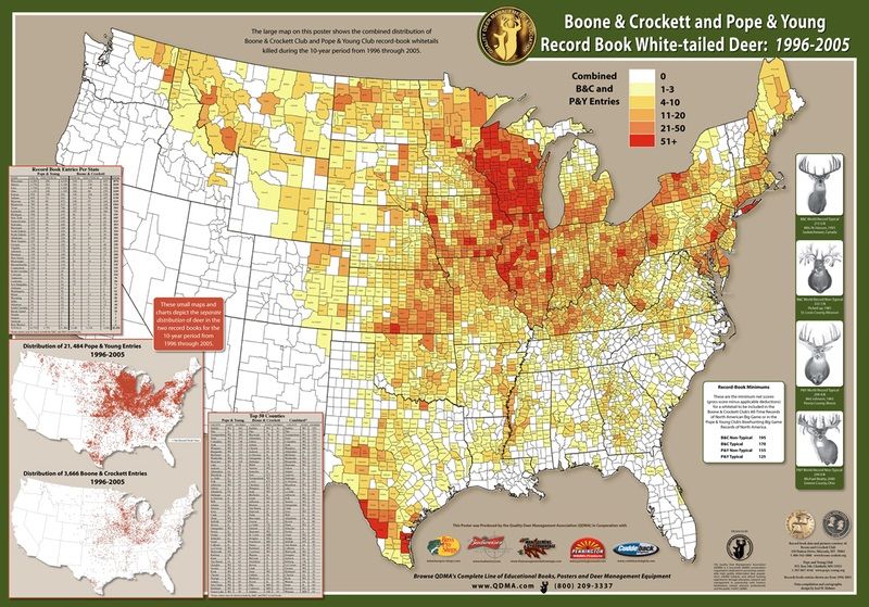 record buck map