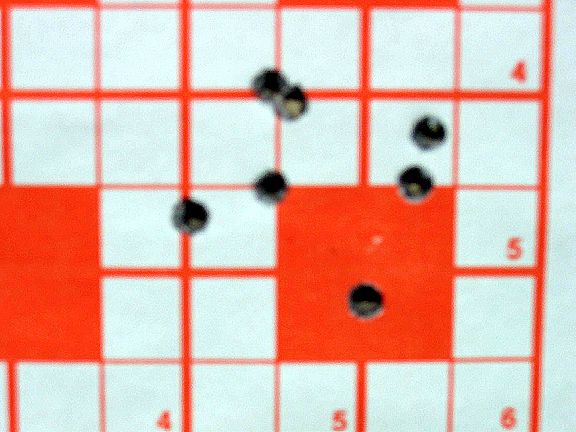 Remington r-15 .223, 200 yards, off the bench.