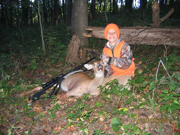 Zack's first deer